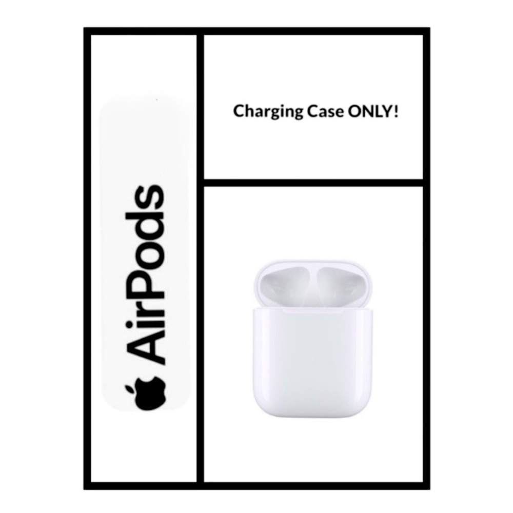 Cosmetic Damage AirPods Lightning Charging Case A1602 - Authentic -Holds Charge.